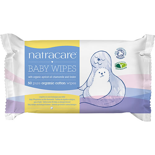 Natracare Lingettes baby 50pc